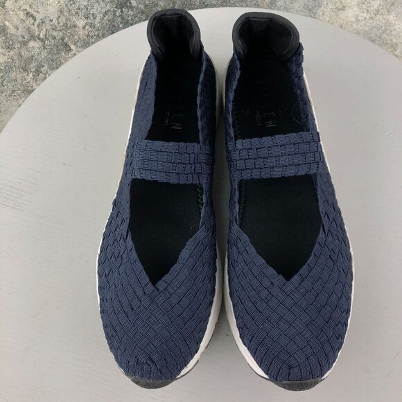 STEVEN Steve Madden Women's Size 9** Caspar Blue Slip On Mary Jane Comfort Shoes - Picture 3 of 11